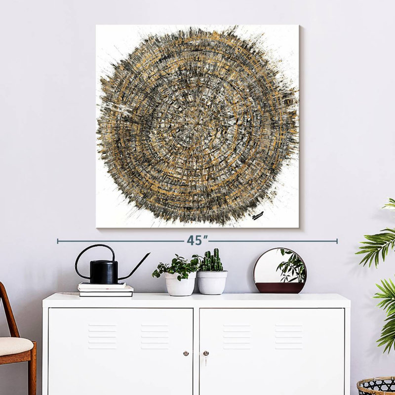 Avery Mysterious Tree Ring, 33" H x 33" W