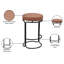 Tabouret de comptoir pivotant 26,5 po Skyelee-1874905729