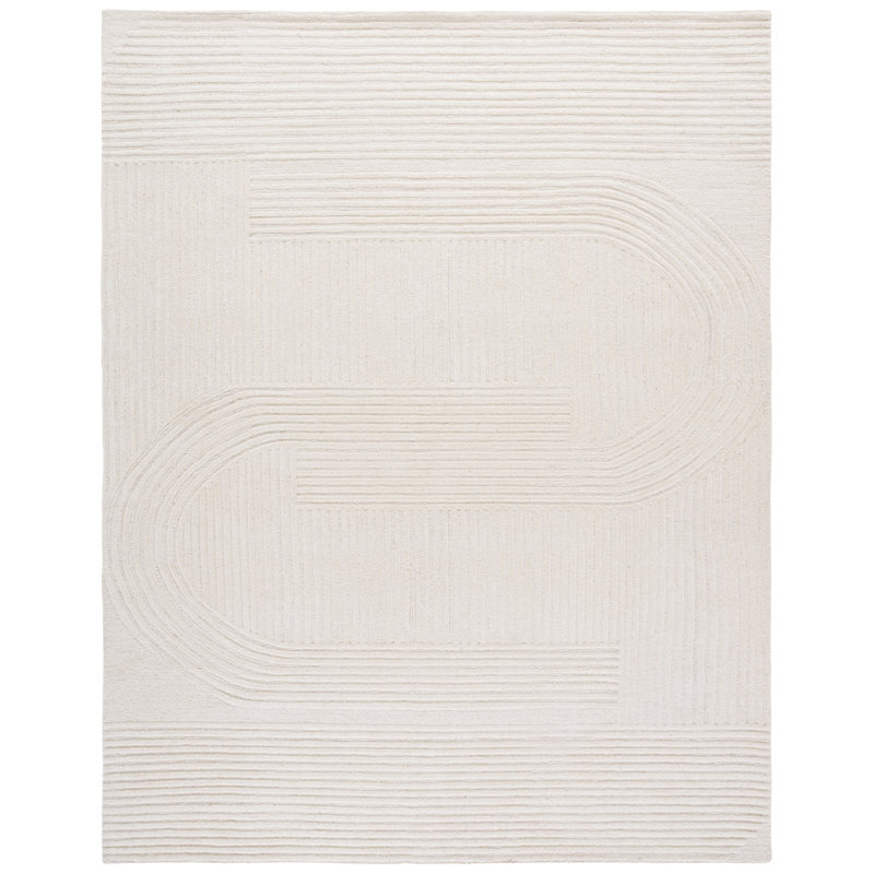 Metro 952 Hand Tufted 80% Wool; 20% Cotton Abstract Rug, Rectangle 8' x 10'
