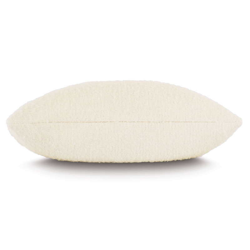 Marl Boucle Decorative Pillow, Cream, Rectangle 15"H x 26"W