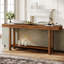 Console 70,9 po de style campagne moderne avec structure en métal robuste, mobilier haut de gamme haut de gamme