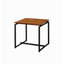 Ensemble de 3 tables basses et tables de bout en chêne et en laque noire