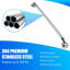 Hollowell Bathroom Grab Bar, 2 Pack Non-Slip Bathroom Safety Handle Bath Safety Grip Balance Grab Bar For Bathtub Toilet Kitchen Bedroom, Concealed Screw Wall Mounted