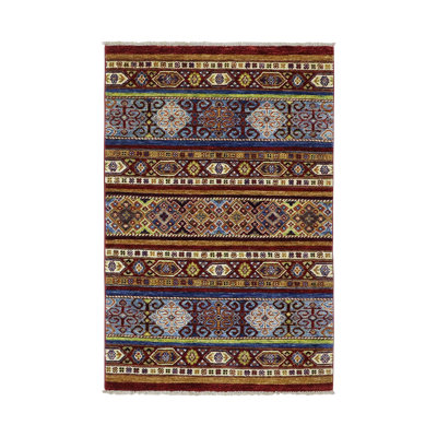 Linear Rainbow Khorjin 2'8" x 4'2"