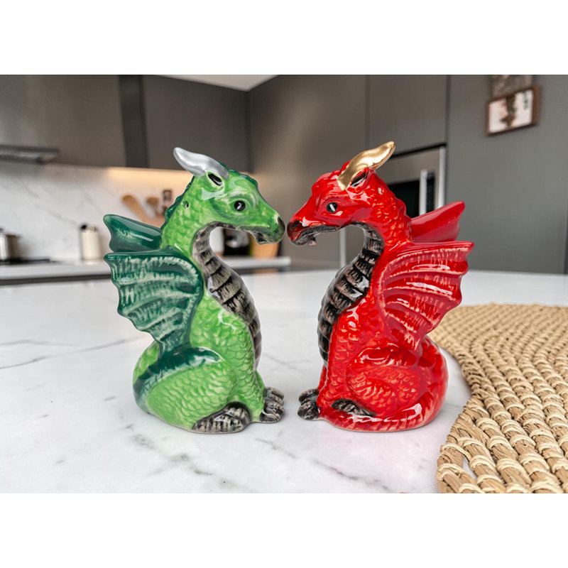 Medieval Dragon Salt And Pepper