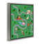 "Whimsical Dogs Map", art mural encadré flottant par Carrie Cantwell-6507368-10970916