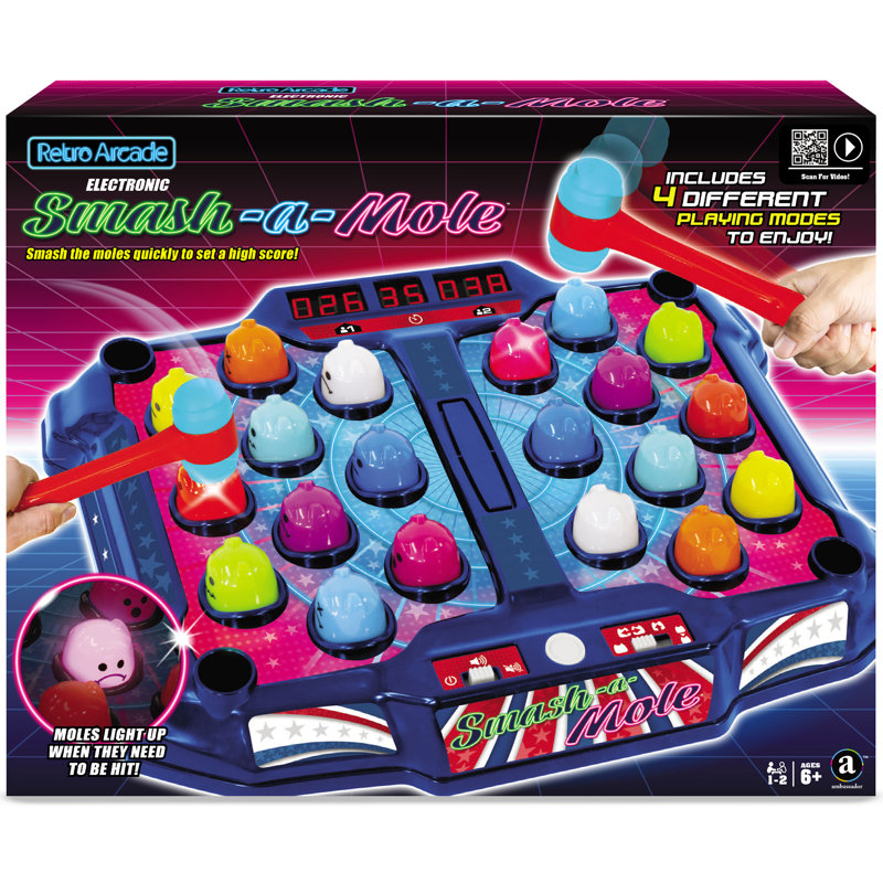 Rétro arcade électronique: Smash-A-Mole