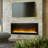 Dimplex Black Surface Wall Mounted Recessed Wall Mounted Electric Fireplace with BTU 5000-86816931
