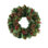 Evergreen Wreath With Berries And Pinecones