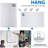 VIVOHOME Yes Vinyl Metal Whiteboard