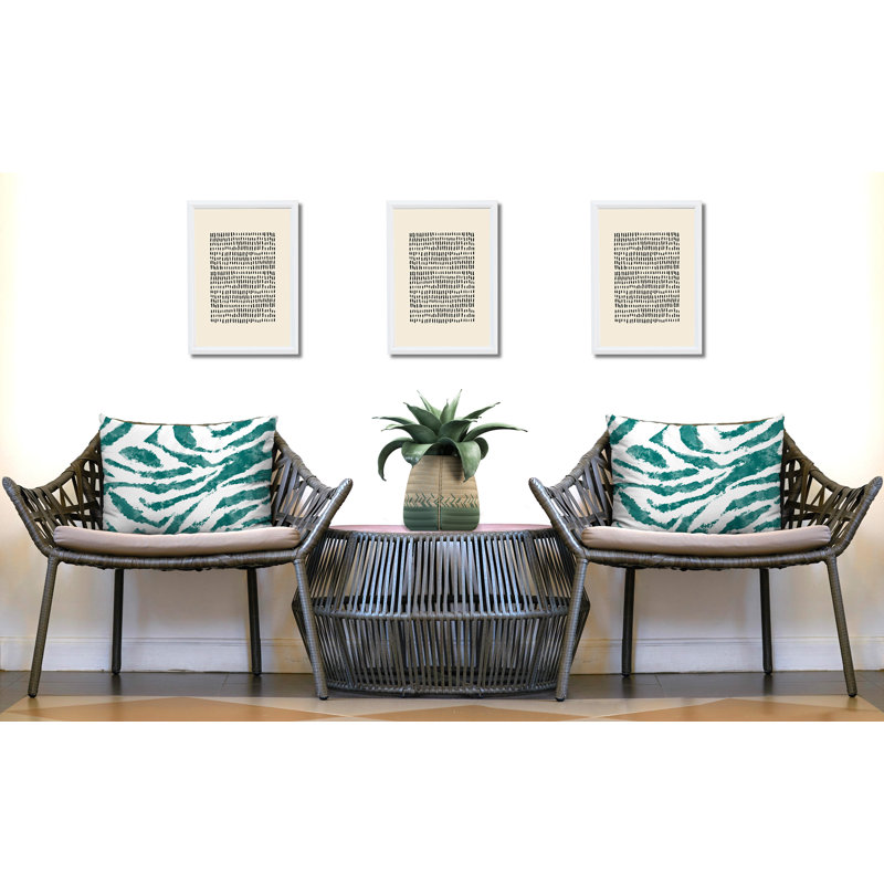 Oreiller réversible intérieur / extérieur Seppo, 25x18, Teal