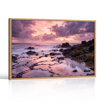 Ensemble de 1 tableau sur toile Sunset Coast
