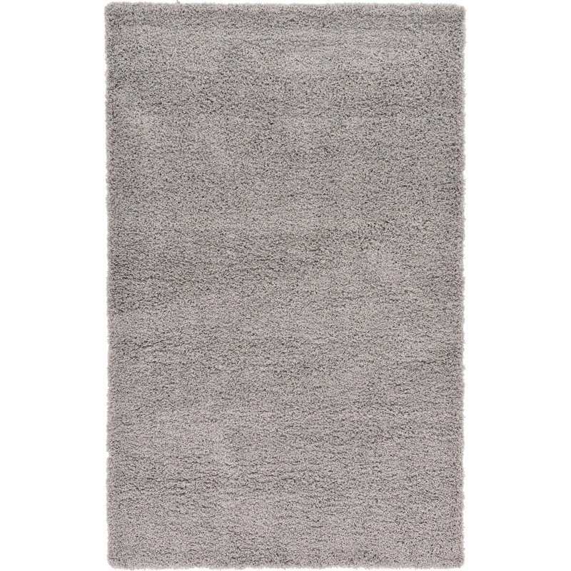 Chris Solid Colour Shag Area Rug, Rectangle 80 x 150cm