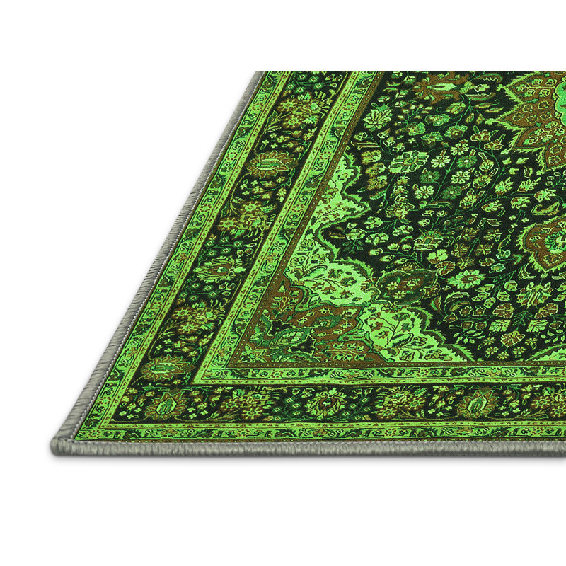 Washable Oriental Indoor Rug, Rectangle 7' x 9'