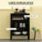 Sideboard Buffet Cabinet with Storage, Modern Accent Cabinet with 2 Doors and Adjustable Shelf, Freestanding Buffet Table, Distressed,wood-158181969