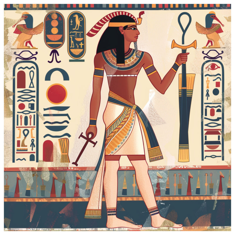 Couvre-lit matelassé ancien égyptien Pharaon toutes tailles, Grand lit