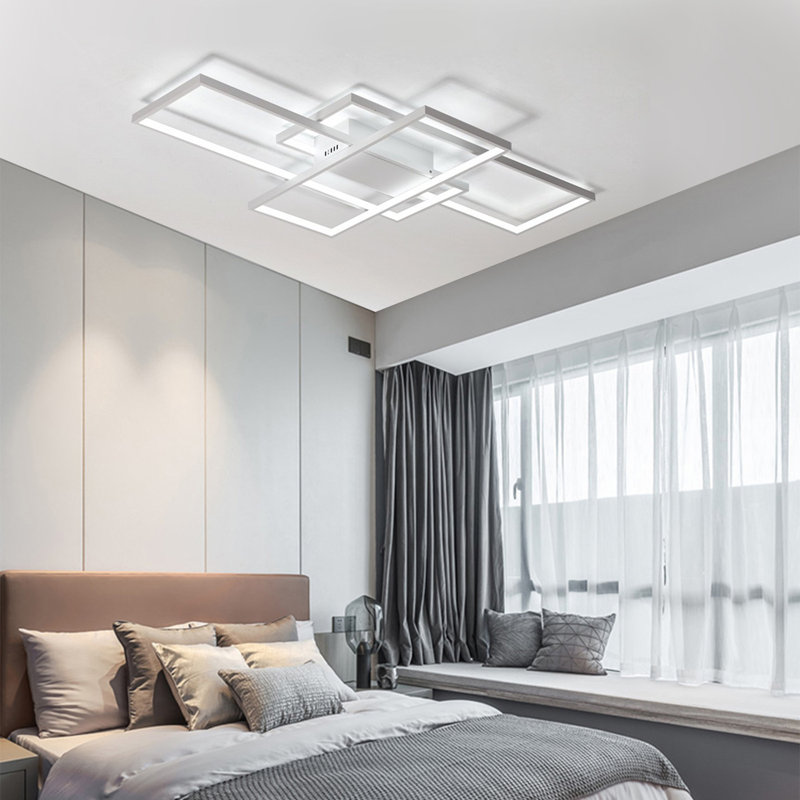 Cespedes LED Semi Flush Mount, White