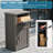 Outdoor Lockable Resin Package Drop Box-123764468