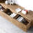 Modern Nut-Brown Solid Wood TV Stands