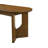 47" Wide Entryway Bench With Solid Wood Base, Brown, Wood Accent Bench Seating For 2, Dining Or Living Room, Cottage, Loft