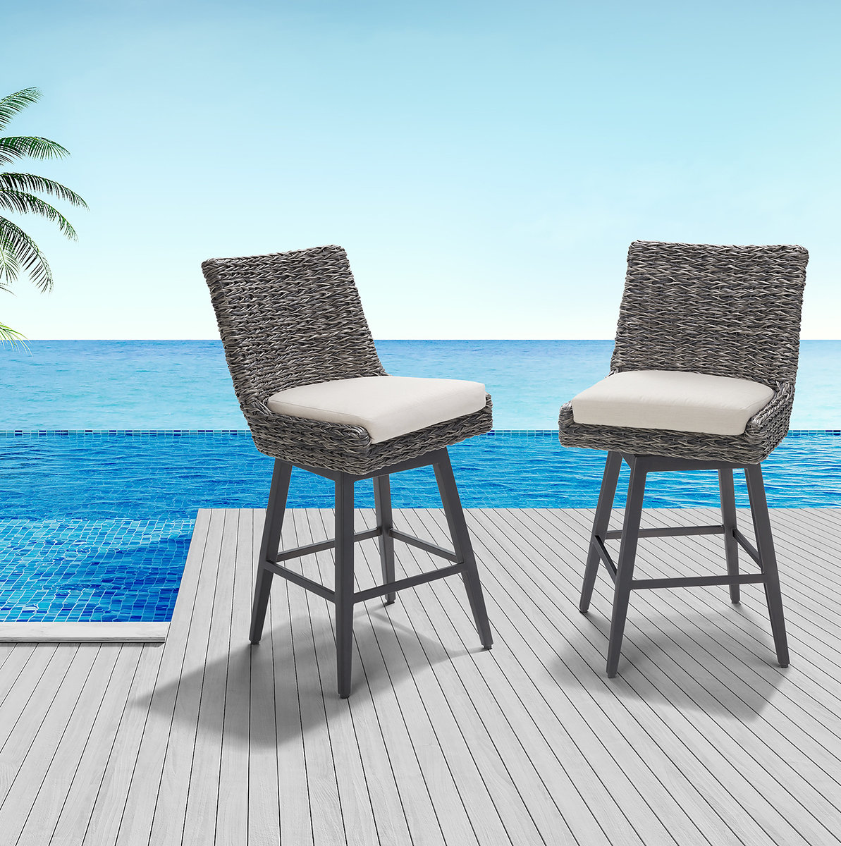 Sunbrella outdoor bar stools new arrivals