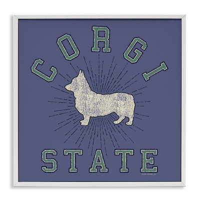Vintage Corgi State Giclee Art by Spirit Animals/Life Is High