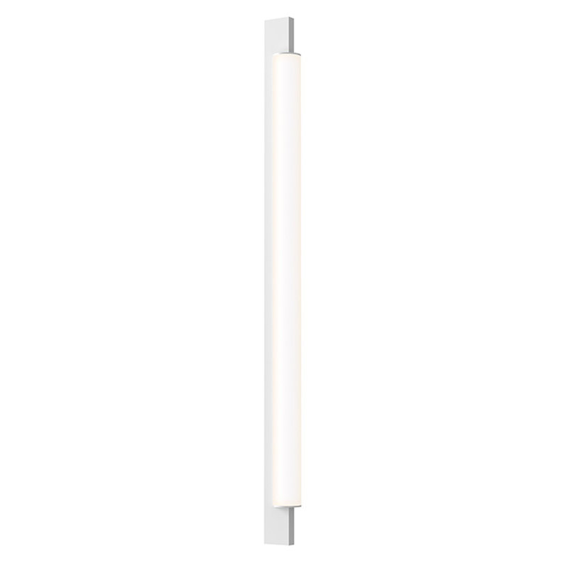 Keel Minimalist Satin White LED Bath Bar