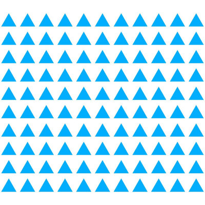Décalcomanie murale triangles