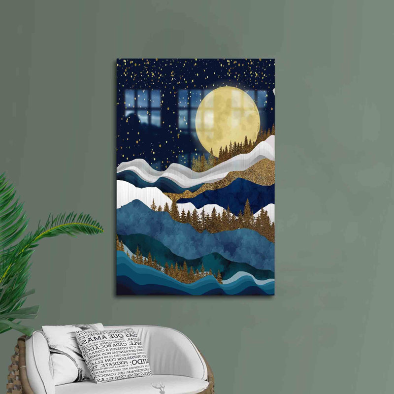 Art mural en verre Sky Landscape, H 70,9 po x l 47,2 po