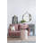 Iron Frame Vertical Round Mirror