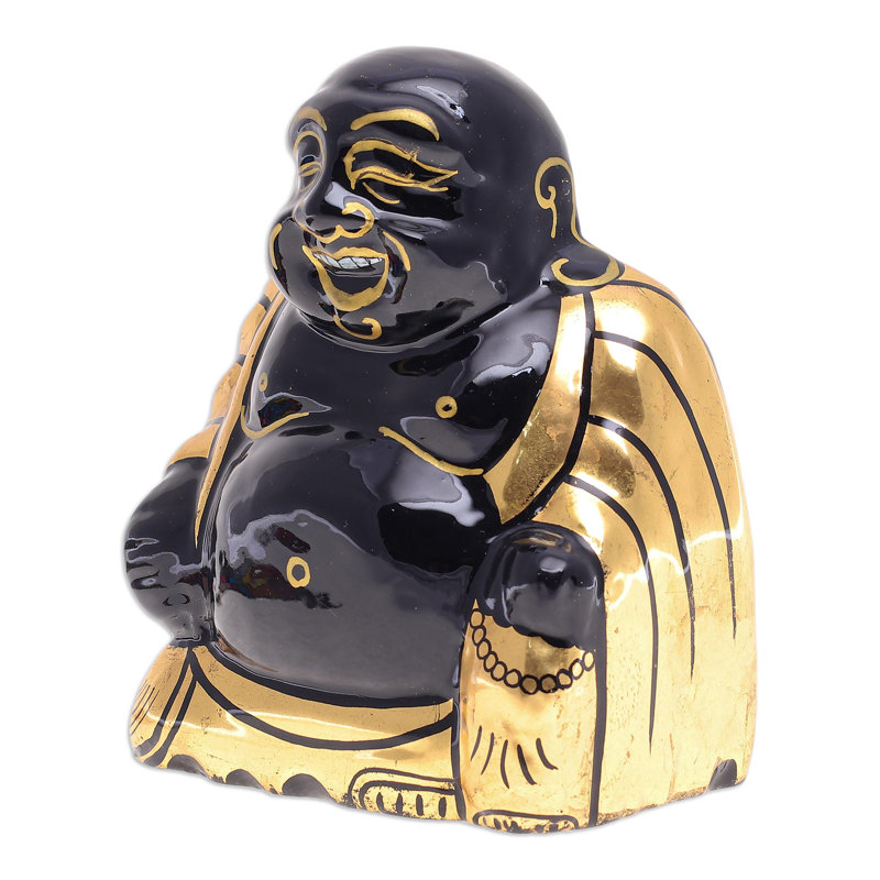 Figurine bouddha souriant