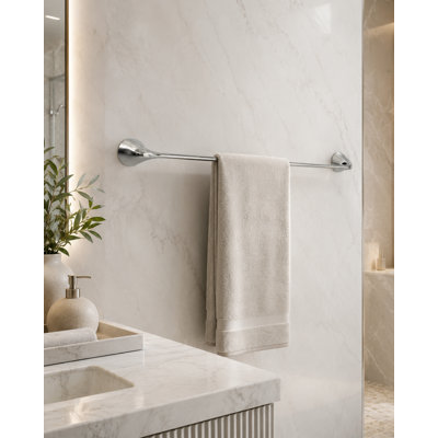 Porte-serviettes de salle de bain mural en acier inoxydable 24 po, porte-serviettes moderne