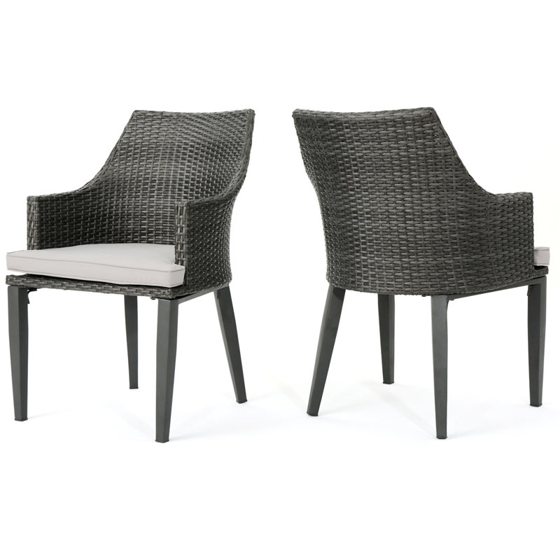 Tabouret d'extérieur 17 po Lyndin, Gris