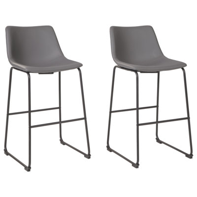 Ashtin Upholstered Counter Stool with Metal Frame