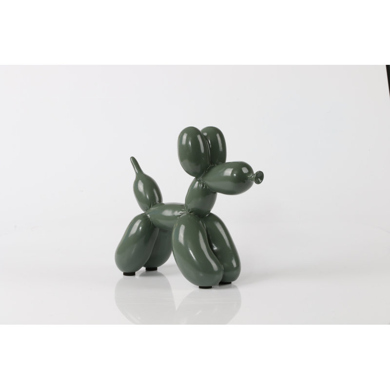 Handmade Resin Figurine / Sculpture Decorative Object, Sage Green