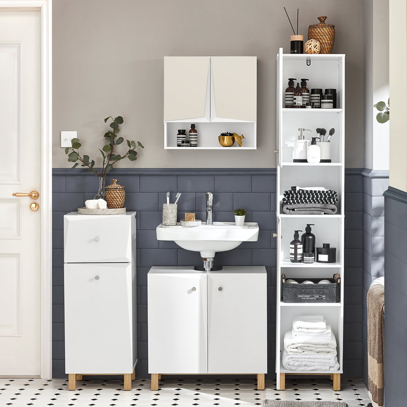 Koriann Freestanding Bathroom Storage Furniture Set