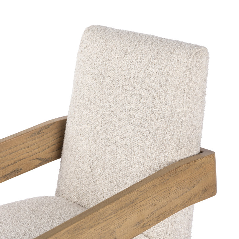 Roxy Dining Armchair, Gibson Black, Cream/Light Brown, Cream/Light Brown_2