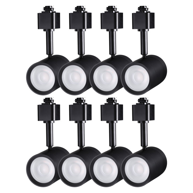 Projecteurs sur rail à DEL à intensité variable, luminaires sur rail H, 600 lm, 8,5 W, Cri90, angle de faisceau de 36 °, blanc doux 2700 K