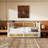 Traditional Rattan Daybed With Dual Drawers For Space Optimization