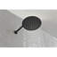 Système de douche, ensemble de robinet de douche mural pour salle de bain avec pomme de douche à pluie haute pression en acier inoxydable 10 po, ensemble de valve de douche à pression équilibrée 2 voies, noir mat