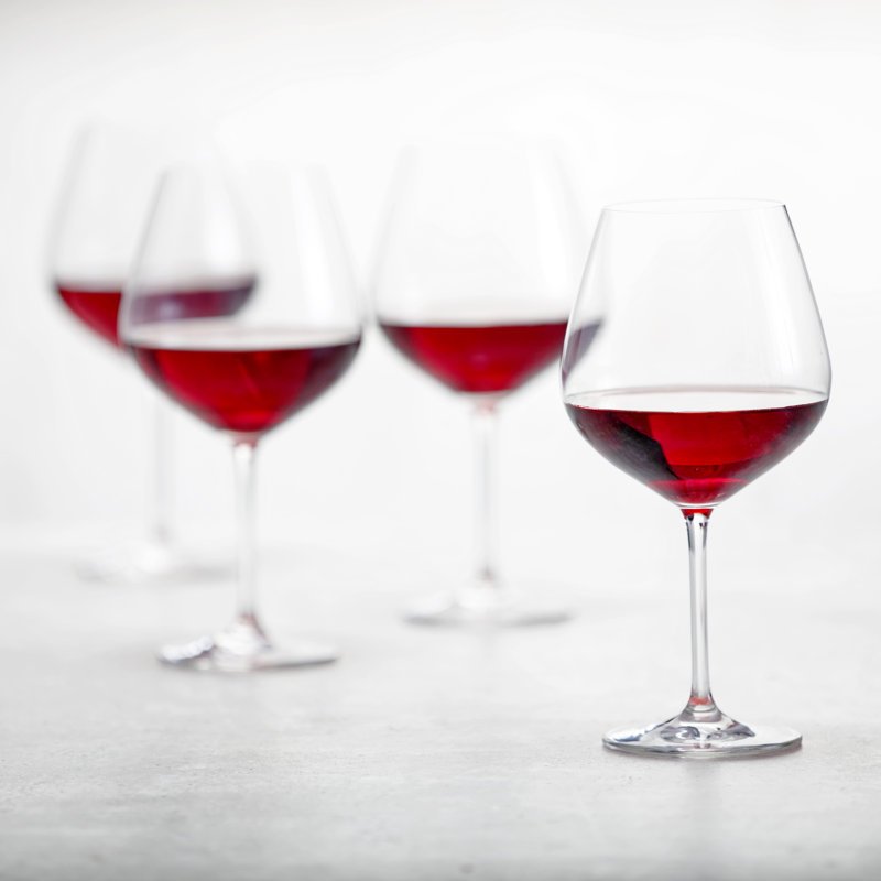 Forte 6 Piece Crystal Red Wine Glass, 24.7 fl.oz.