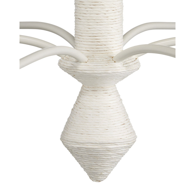 Donnybrook 6 - Light Wrought Iron Chandelier