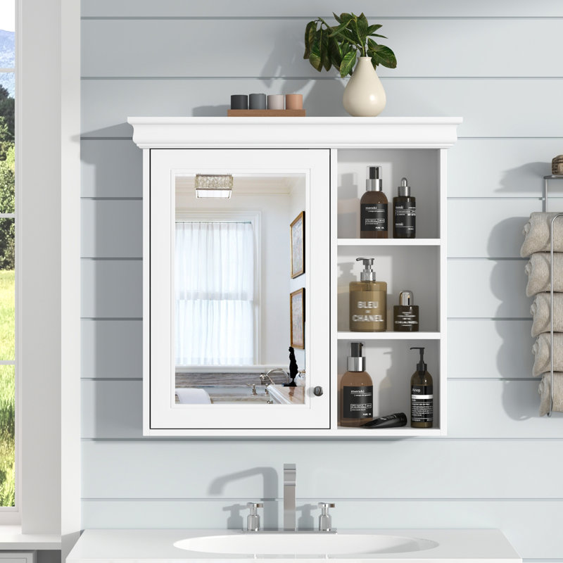 Armoire de toilette murale avec espace de rangement