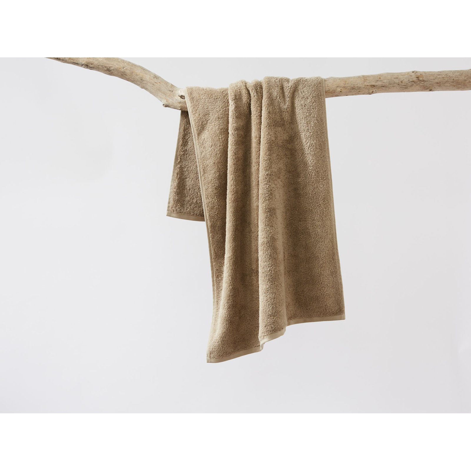 Cloud Loom Organic Bath Towel, Fossil, Hand Towel - 1 Pack