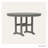 POLYWOOD Round Farmhouse Dining Table-21320343-21320344