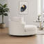 Fauteuil demi-tonneau surdimensionné 59,5 po avec roulettes-712792116
