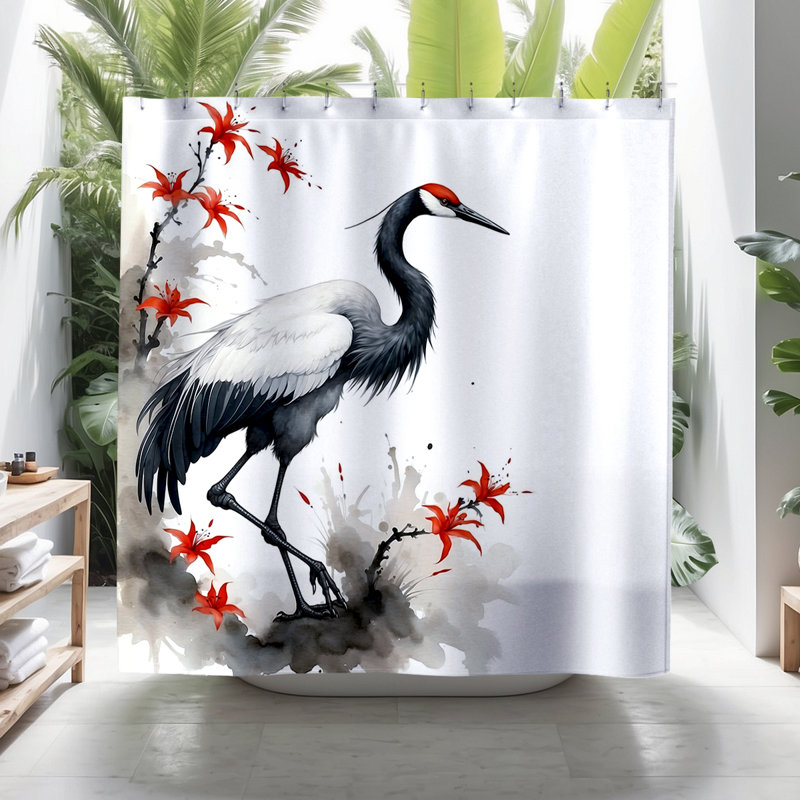 Rideau de douche Raja Crane