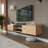 Ada 71" Modern Floating TV Stand- Minimalist Wall Mounted Media Console with Storage for TVs up to 80", Light Brown Wood Finish-1880617654