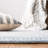 Addilynn Striped Hand-Woven Flatweave Cotton Blue/Cream Area Rug-893920538