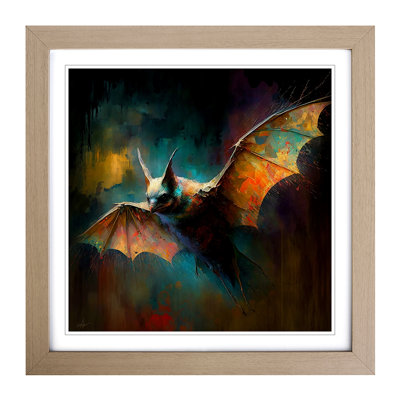Bat Impressionism - Framed Print